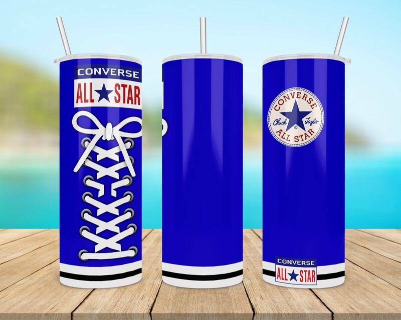 Converse All Star Blue Tumbler
