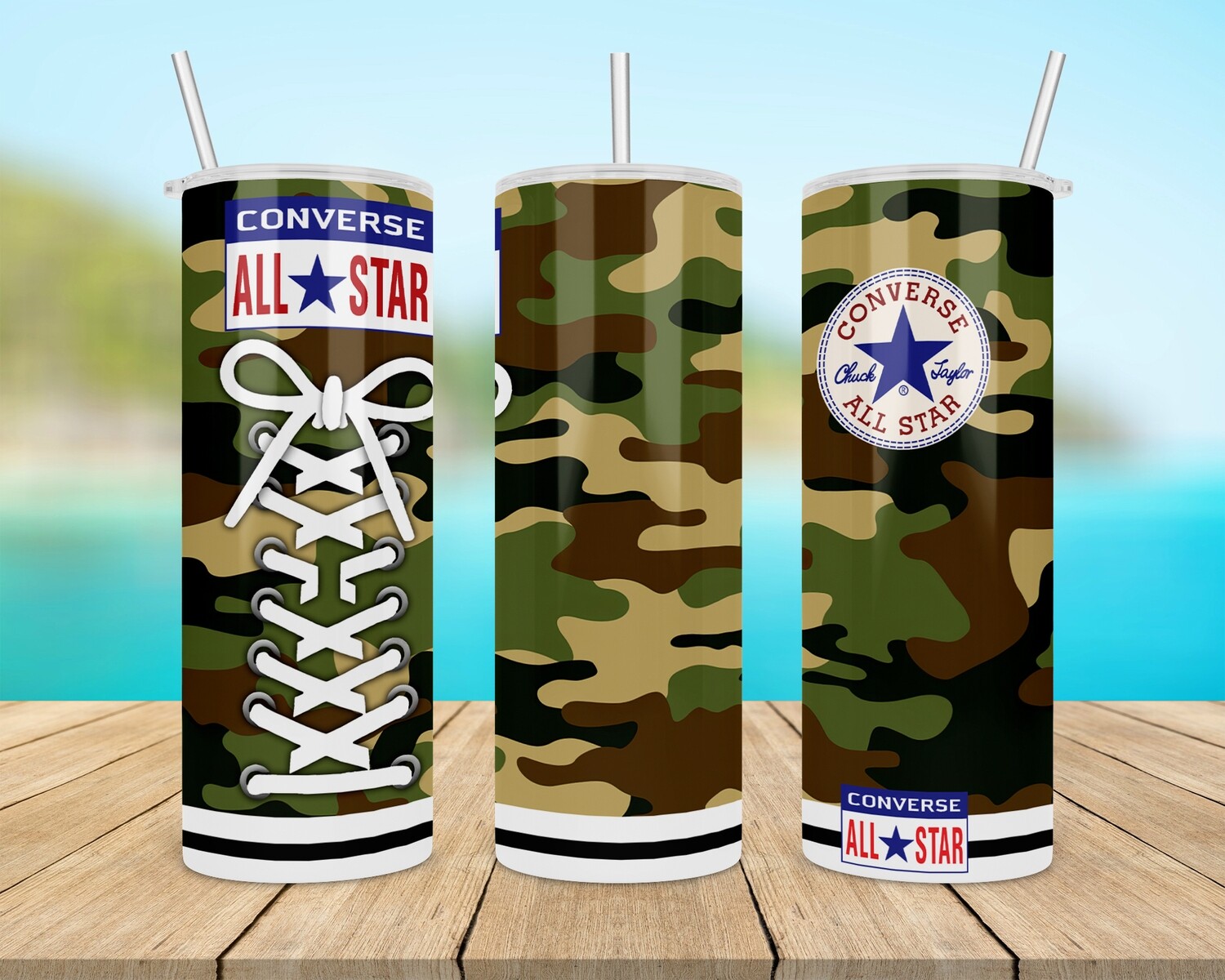 Converse All Star Camo Tumbler