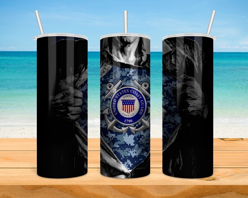Coast Guard Superman Tumbler