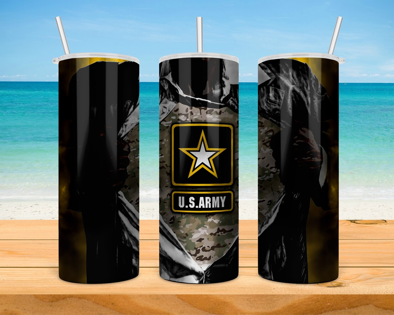Army Superman Tumbler