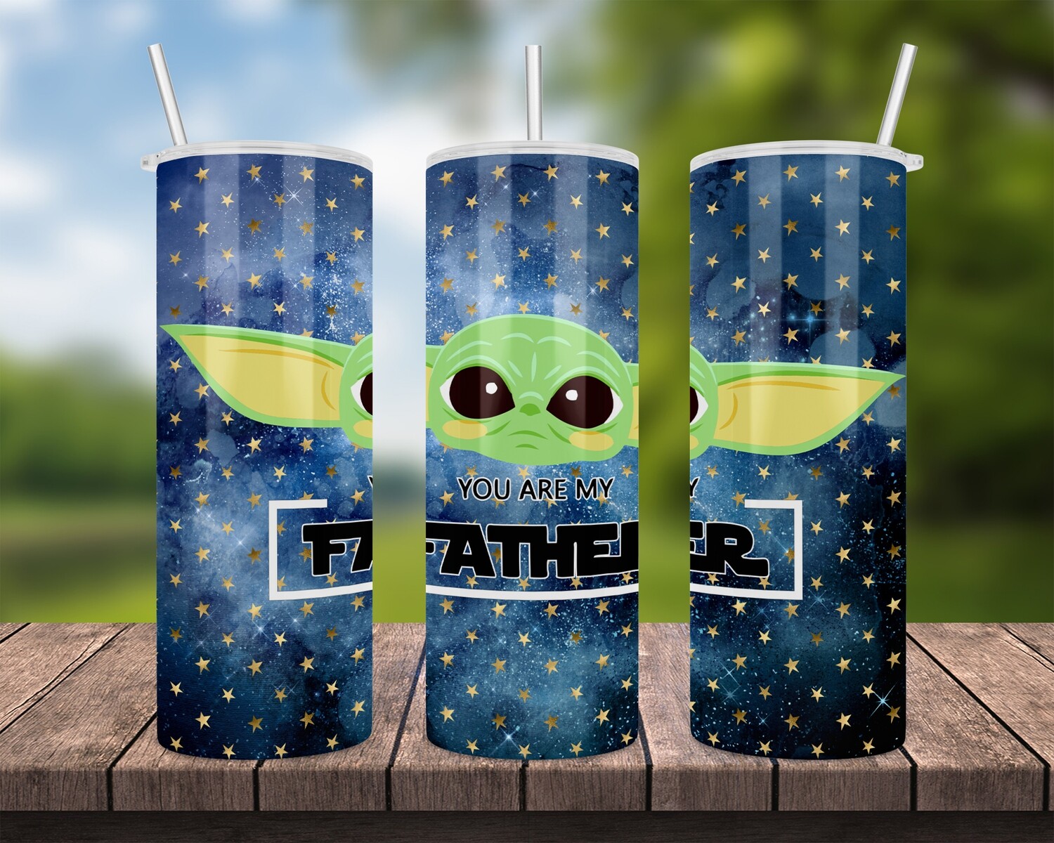 Star Wars Grogu Baby Yoda You Are My Father Tumbler