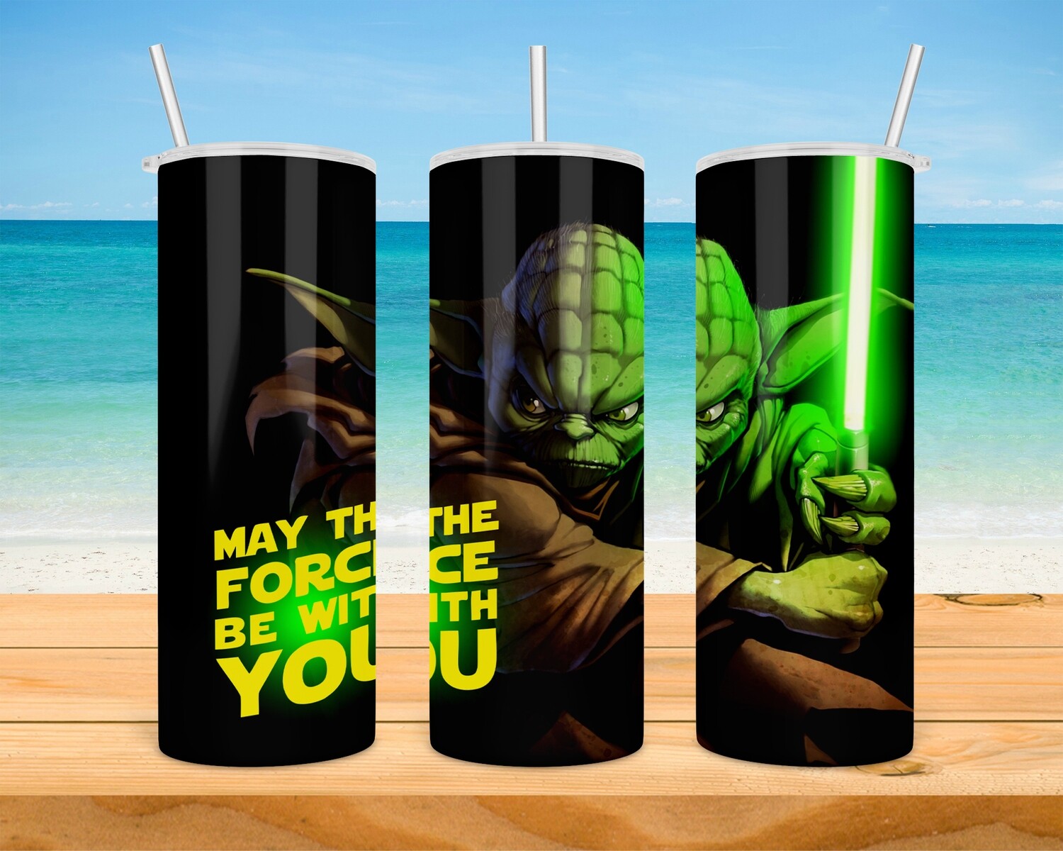 Star Wars May The Force Be With You Yoda Tumbler
