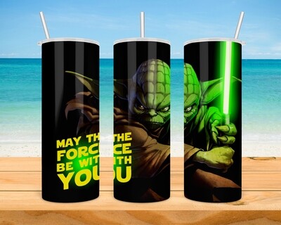 Star Wars May The Force Be With You Yoda Tumbler