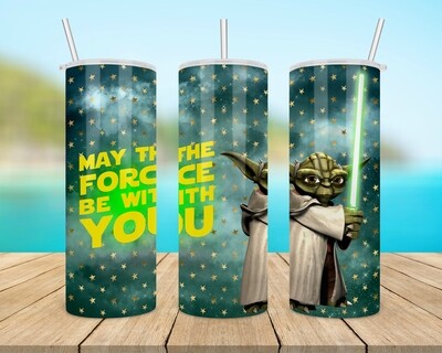 Star Wars May The Force Be With You Yoda Tumbler
