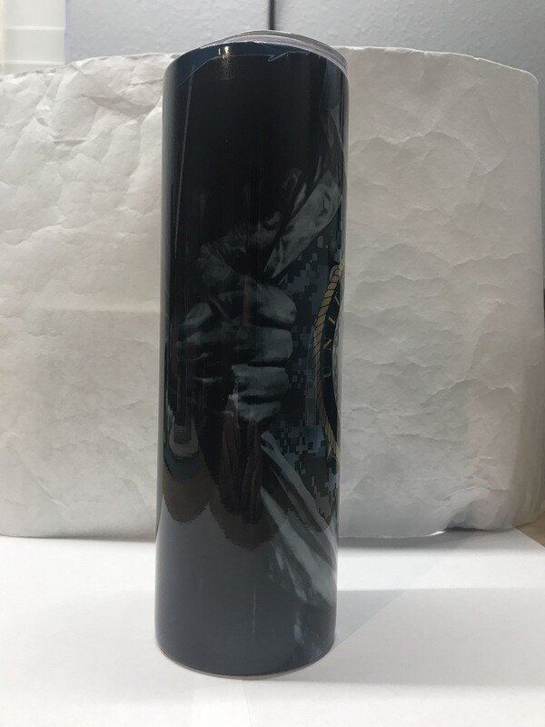 Navy Superman Tumbler
