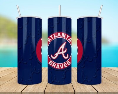 Atlanta Braves Baseball Tumbler