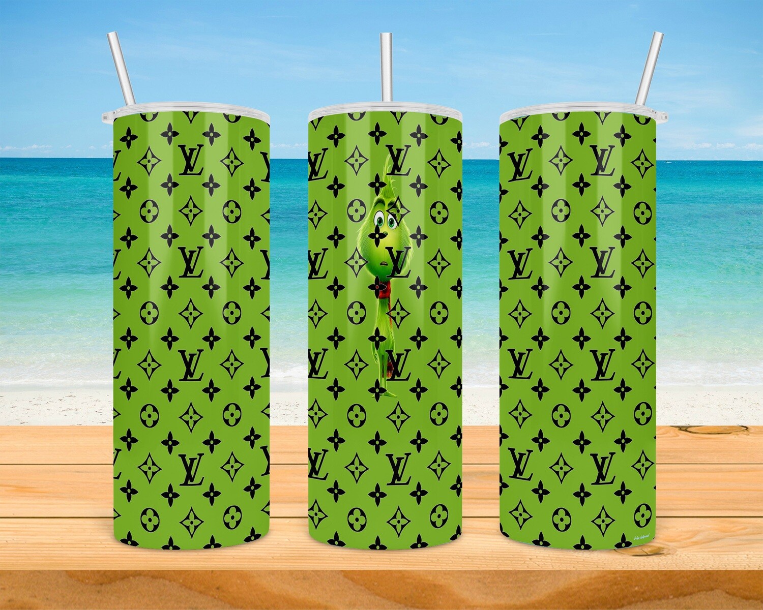 The Grinch Louis Vuitton Tumbler