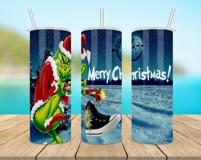 The Grinch Merry Christmas Tumbler