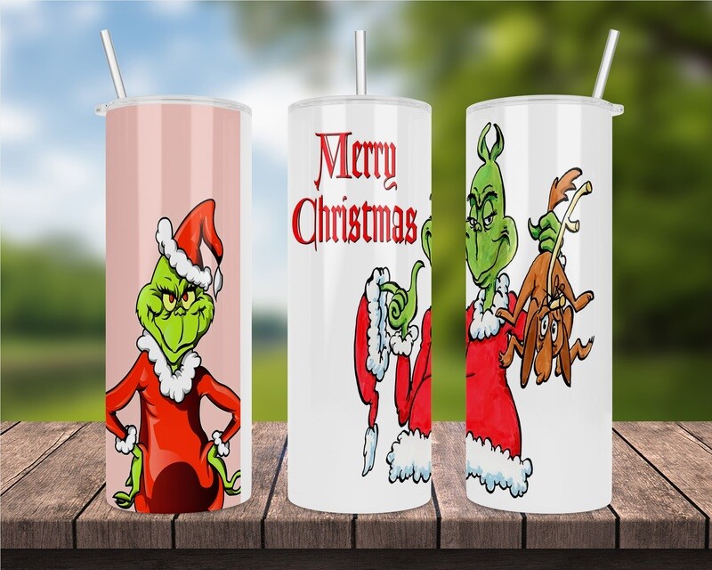 The Grinch Merry Christmas Tumbler