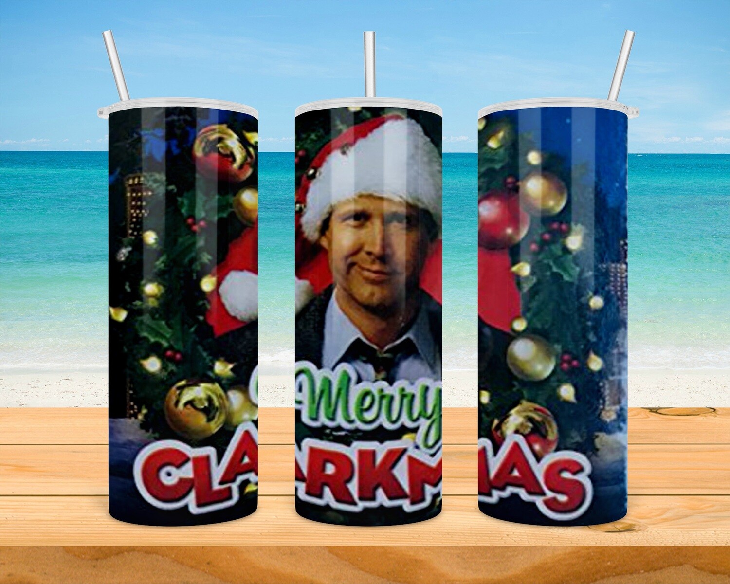 Christmas Vacation Merry Clarkmas Tumbler