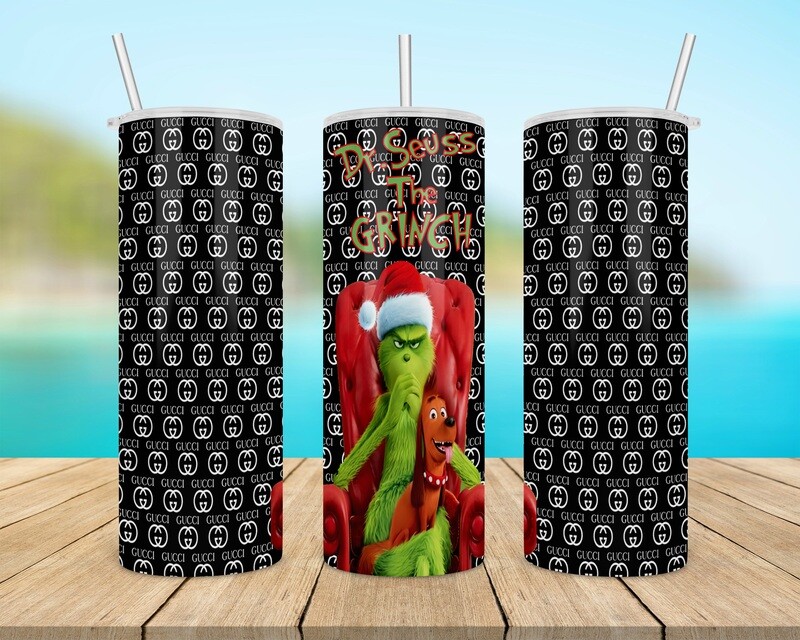 The Grinch Gucci Tumbler