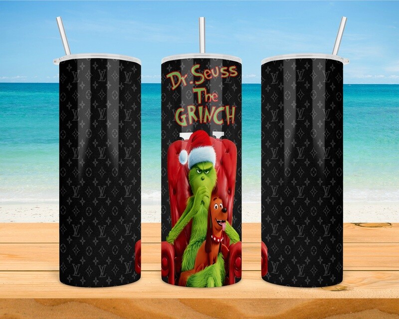 The Grinch Louis Vuitton Tumbler