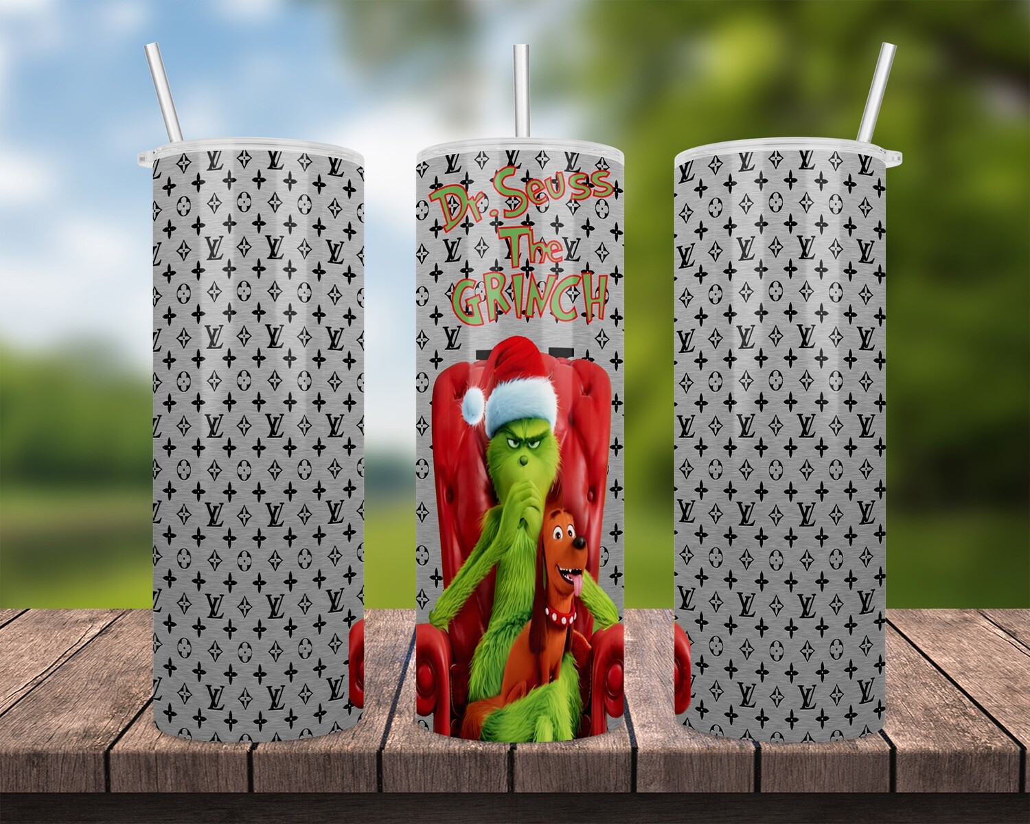 The Grinch Louis Vuitton Tumbler