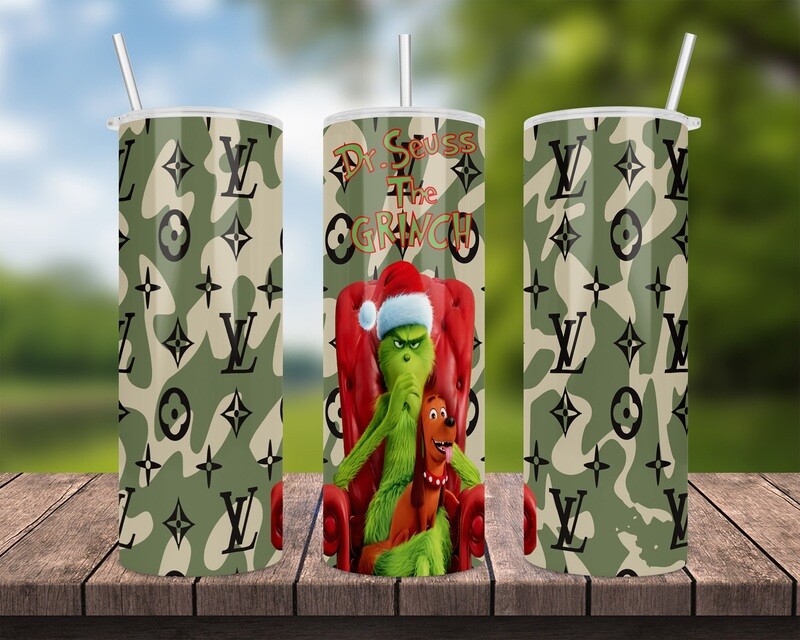 The Grinch Louis Vuitton Tumbler
