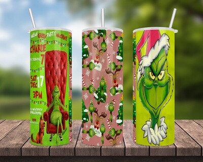 The Grinch Party Tumbler