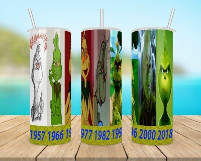 The Grinch Through The Years Tumbler