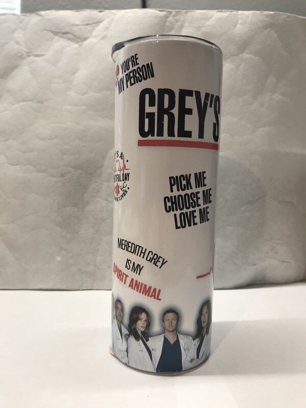 Grey's Anatomy Tumbler