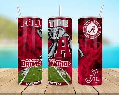 Alabama Crimson Tide Football Tumbler