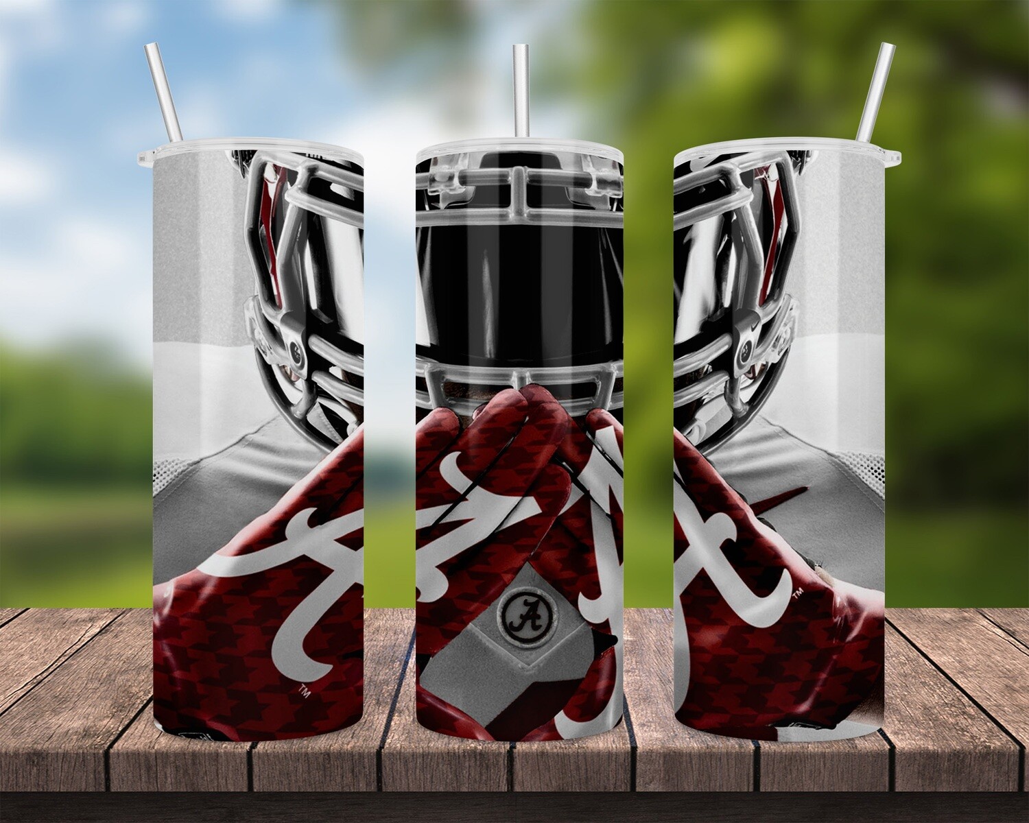 Alabama Crimson Tide Football Tumbler