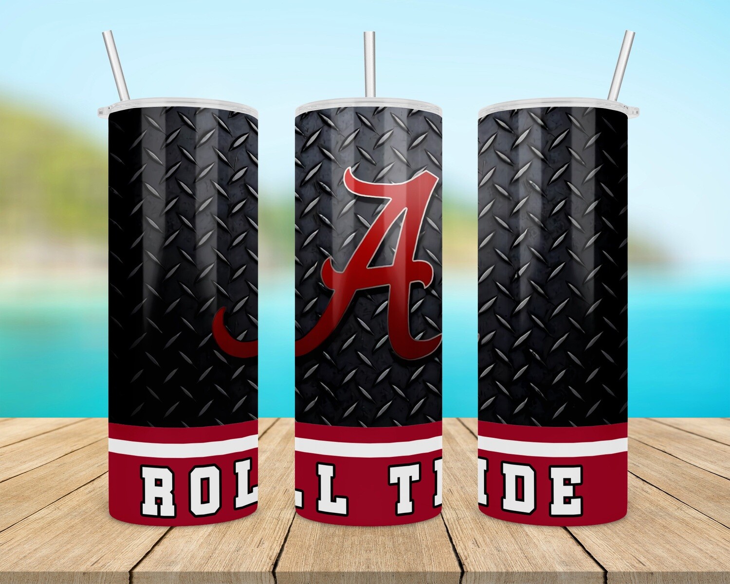 Alabama Roll Tide Football Tumbler