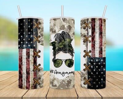 #Army Mom Tumbler