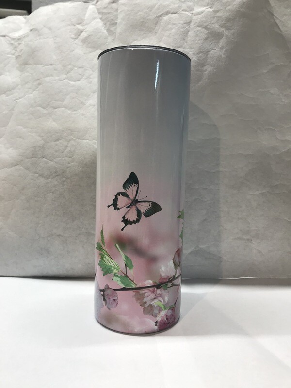 Floral Butterfly Tumbler
