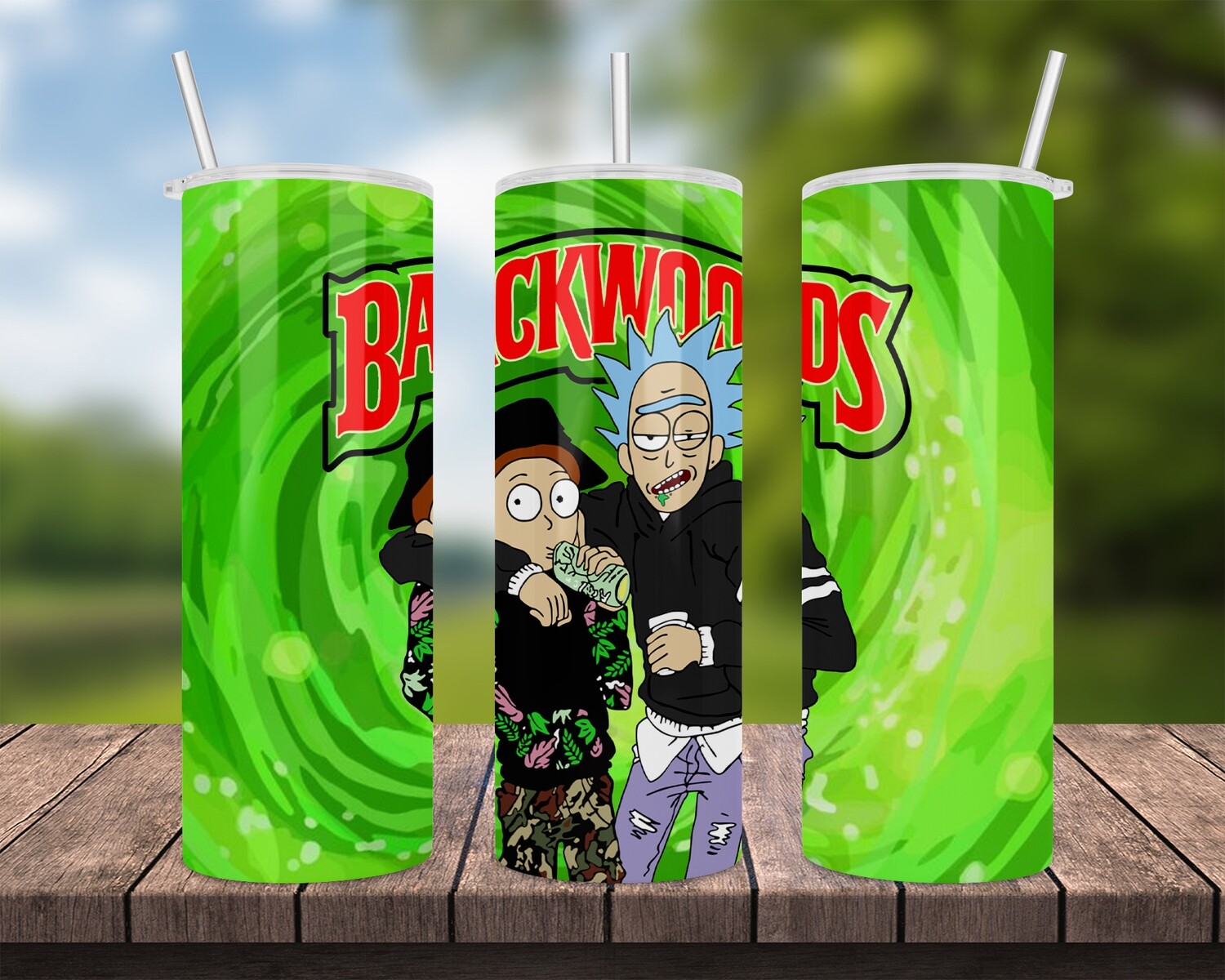 Rick And Morty Backwoods Tumbler