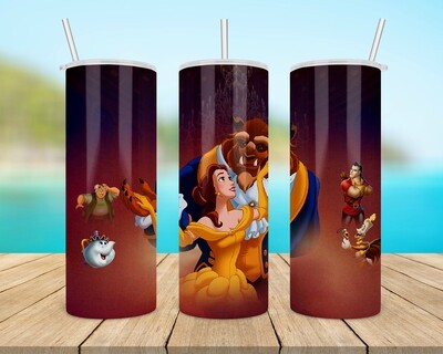 Disney&#39;s Beauty And The Beast Tumbler
