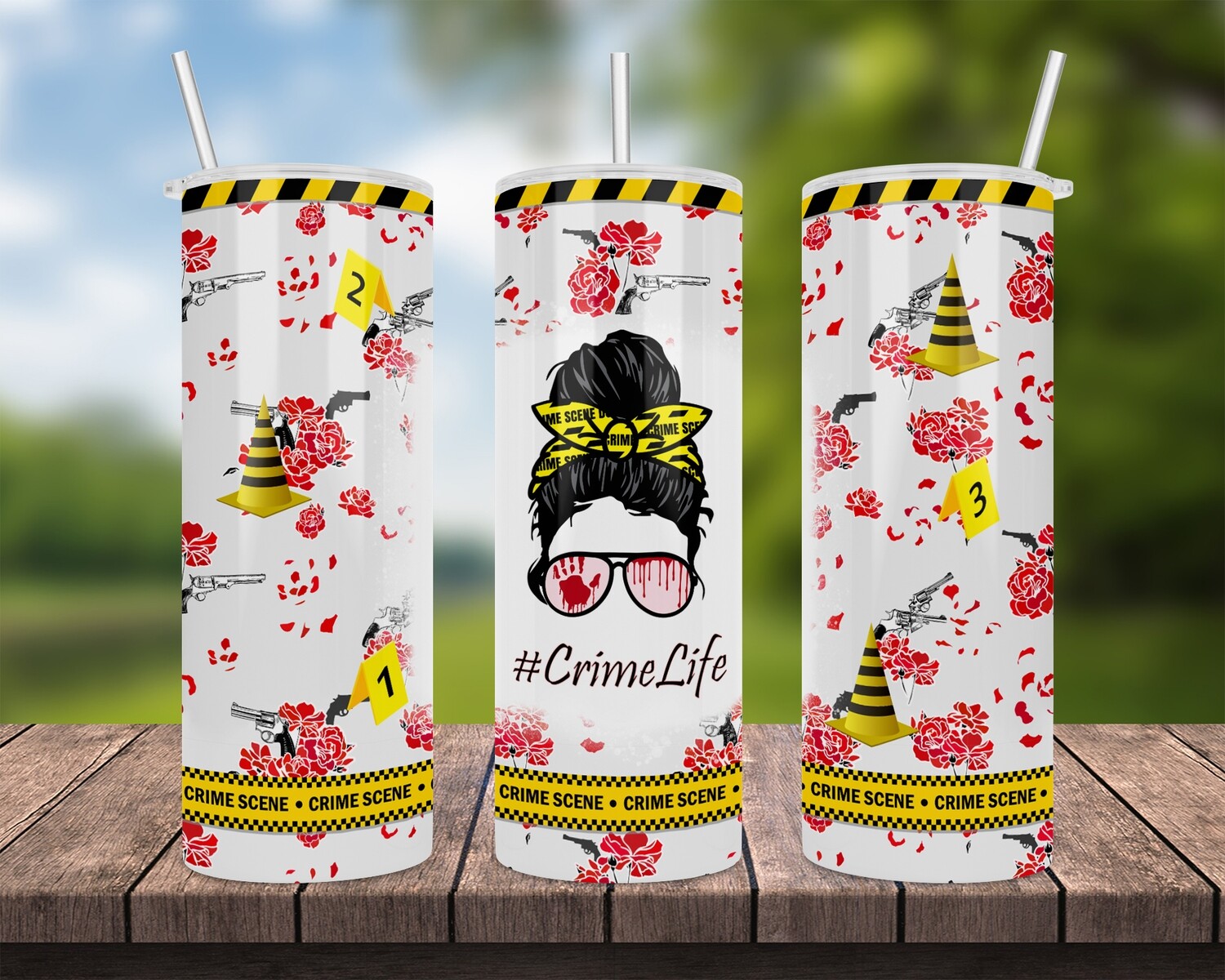 #CrimeLife True Crime Tumbler