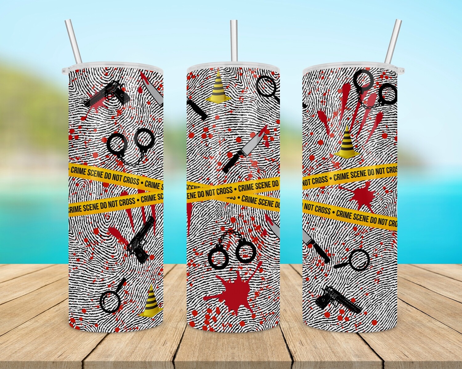 Crime Scene Do Not Cross Tumbler