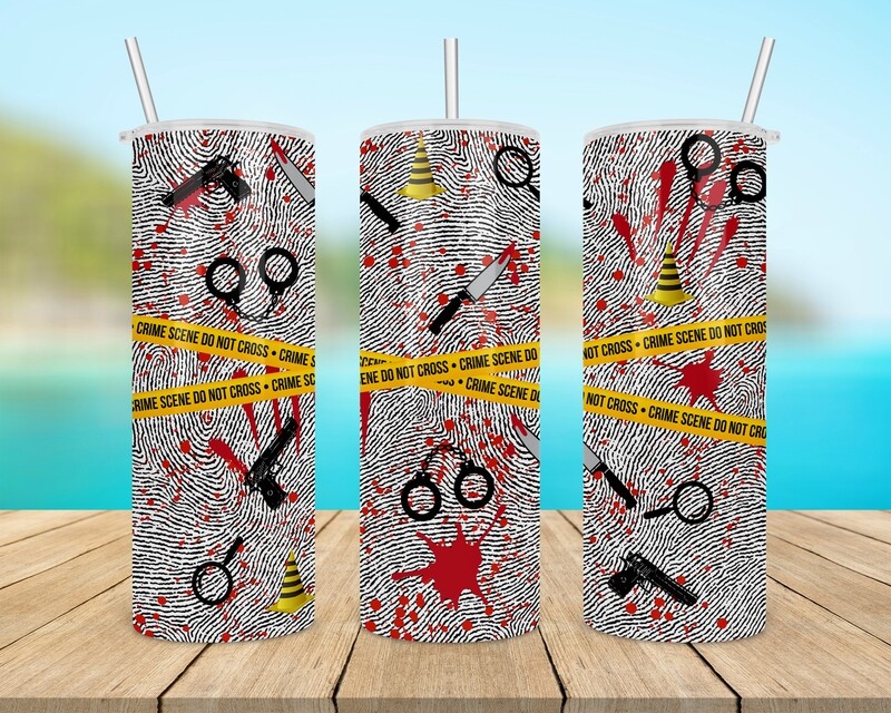 Crime Scene Do Not Cross Tumbler