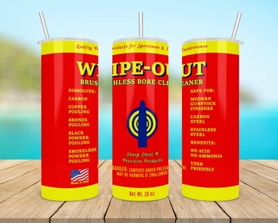 Wipe-Out Brushless Bore Cleaner Tumbler