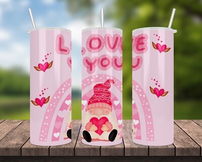 Valentine&#39;s Day Love You Tumbler