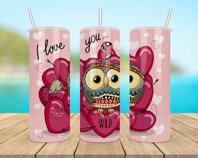 Valentine&#39;s Day I Love You Tumbler