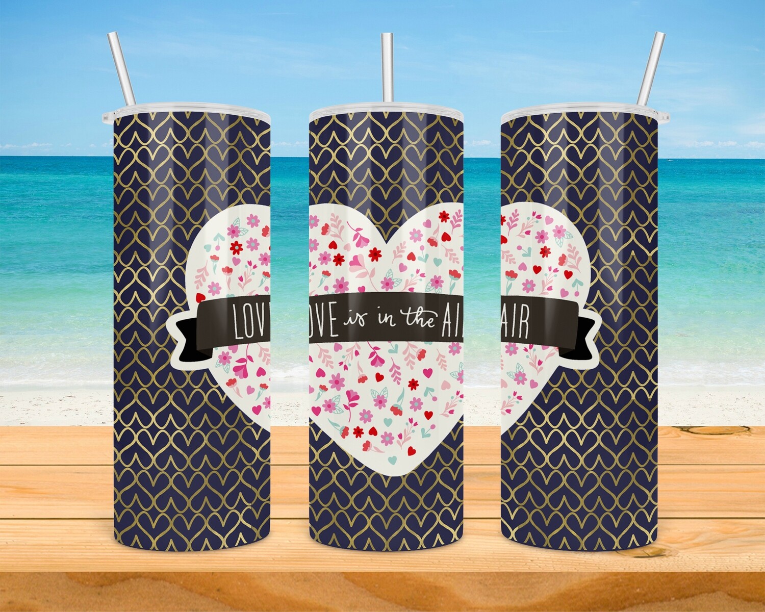 Valentine&#39;s Day Love Is In The Air Tumbler