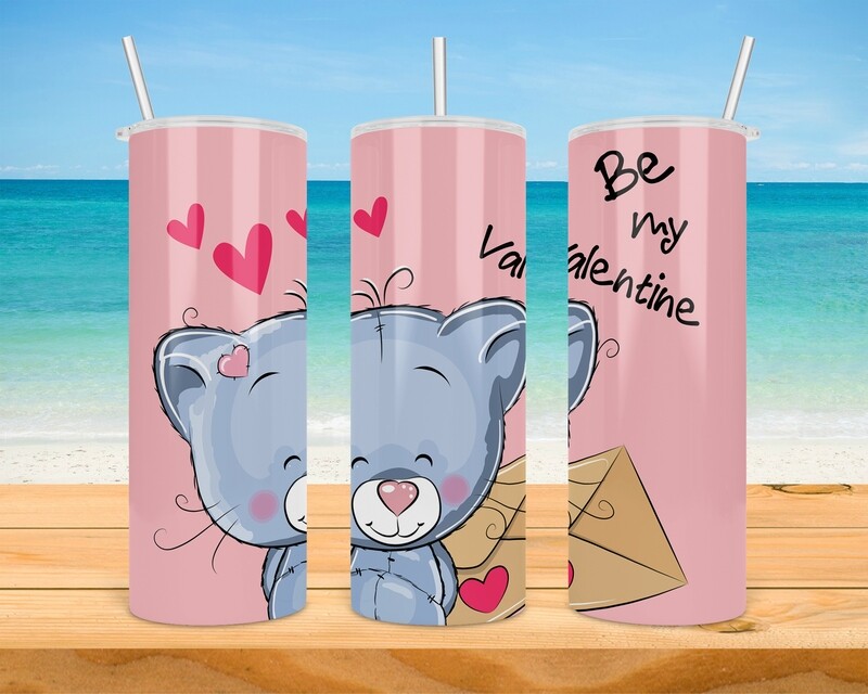 Valentine&#39;s Day Be My Valentine Tumbler