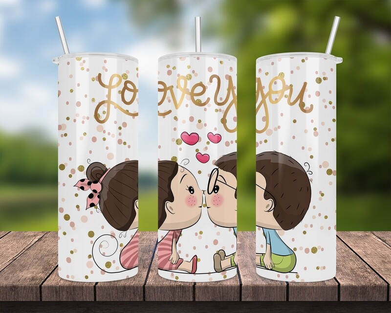 Valentine&#39;s Day Love You Tumbler