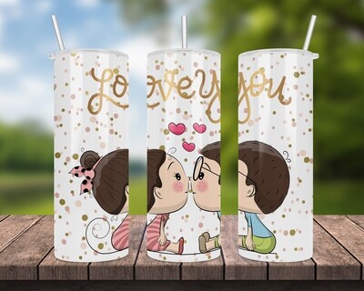 Valentine&#39;s Day Love You Tumbler