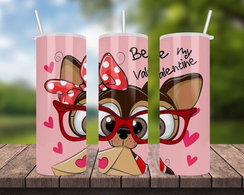 Valentine&#39;s Day Be My Valentine Tumbler