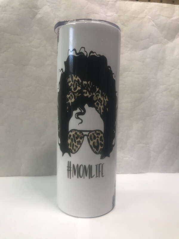 #MomLife Cheetah Tumbler