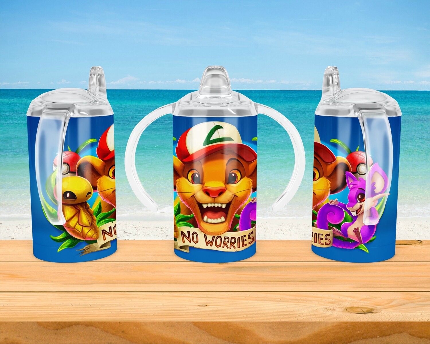 Lion No Worries Baby Bottle Sippy Tumbler