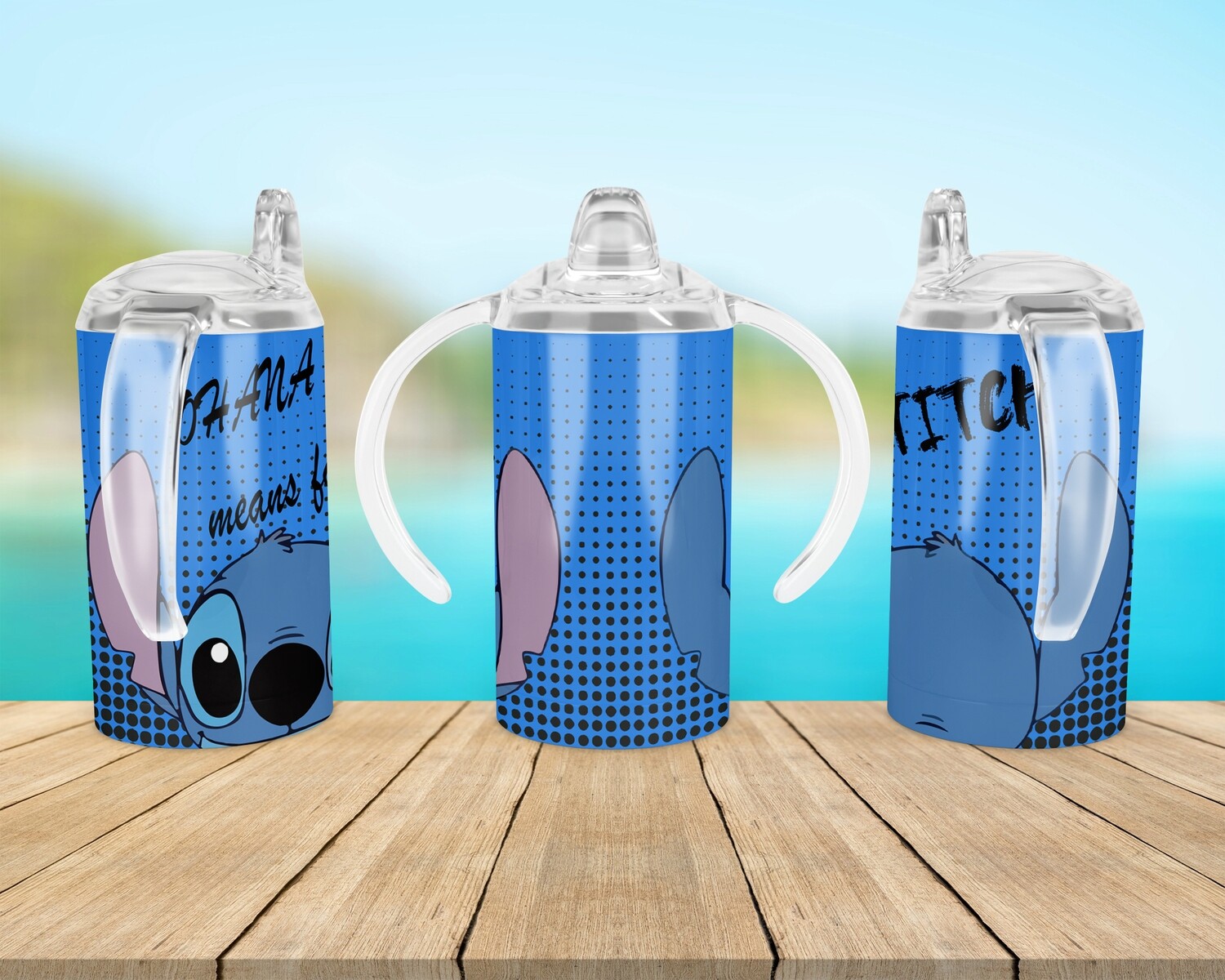 Stitch Baby Bottle Sippy Tumbler