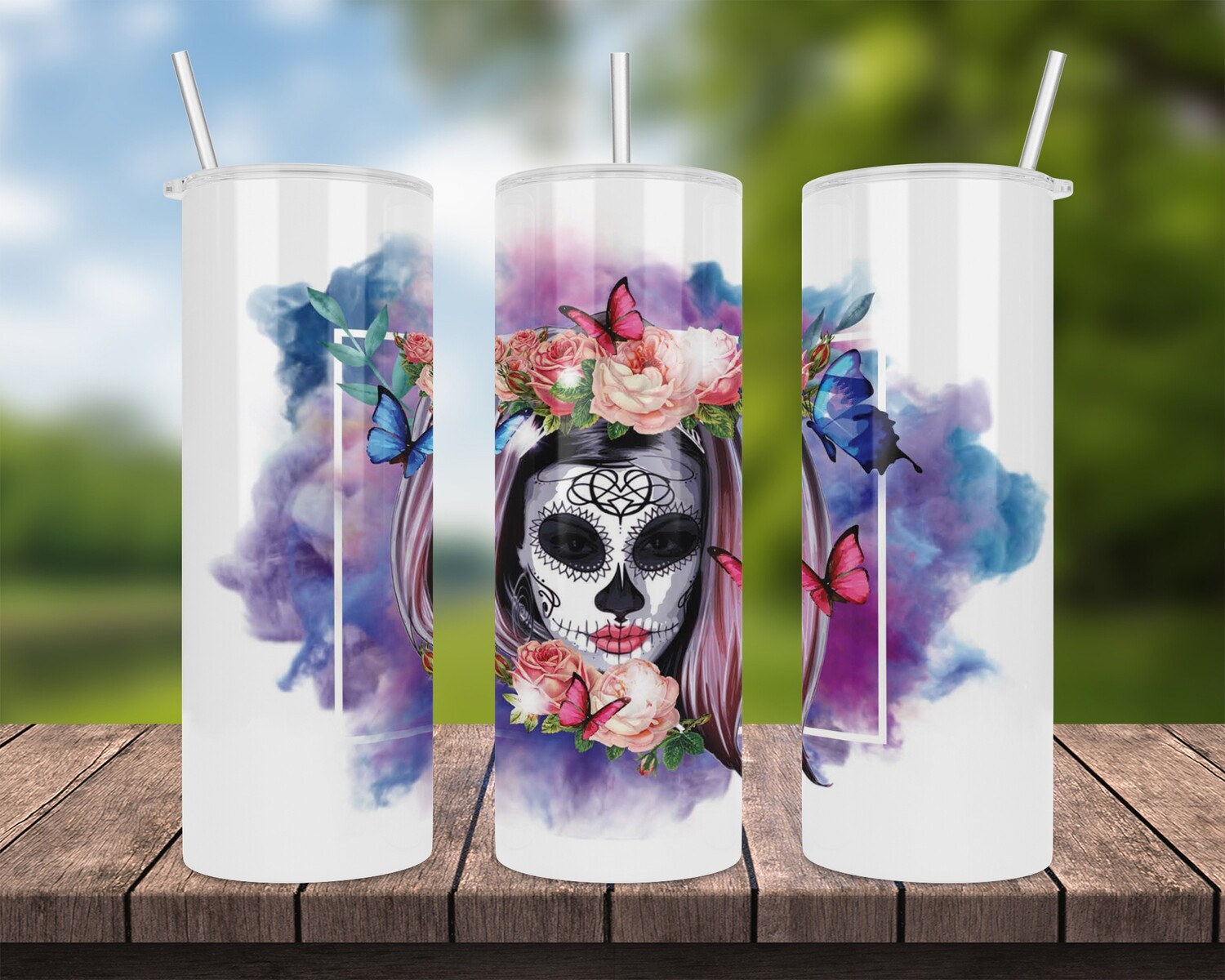 Sugar Skull Tumbler