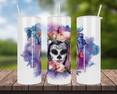 Sugar Skull Tumbler