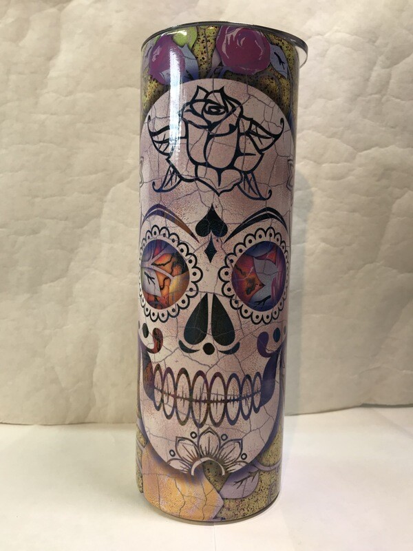 Sugar Skull Tumbler
