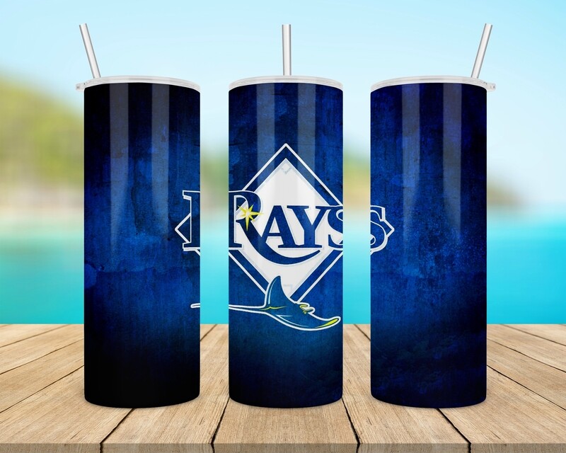 Tampa Bay Rays Baseball Tumbler