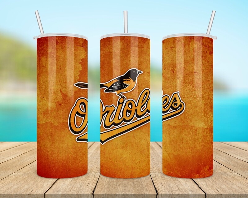 Baltimore Orioles Baseball Tumbler
