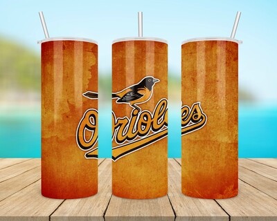 Baltimore Orioles Baseball Tumbler