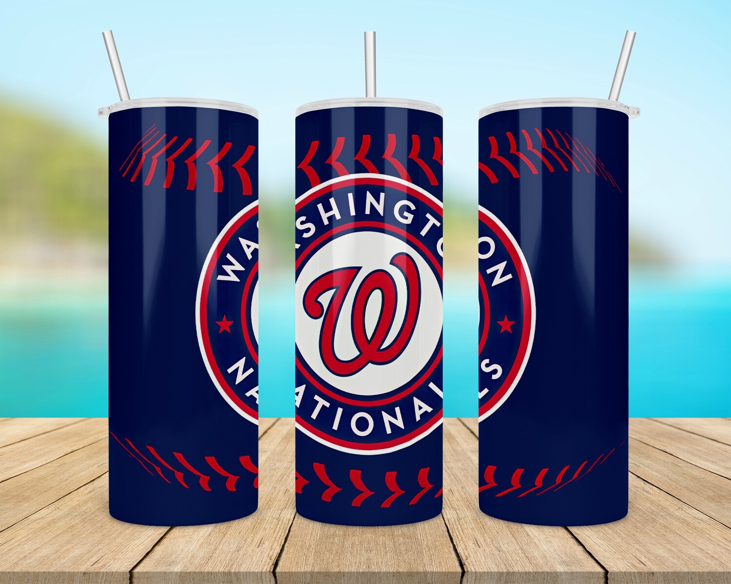 Washington Nationals Baseball Tumbler