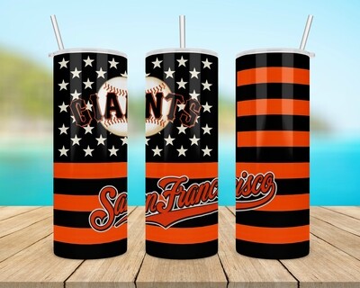 San Francisco Giants Baseball Tumbler
